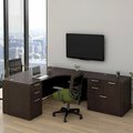 Officesource OS Laminate Collection L Shape Typical - OS112 OS112MW